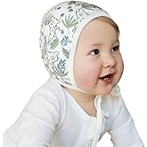 KLUSHA Bamboo and Cotton Double Sided Baby Beanie for Newborns Hospital Hat Reversible Breathable All Seasons Bonnet