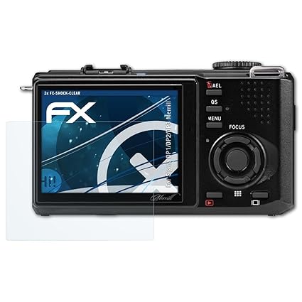 atFoliX Schutzfolie kompatibel mit Sigma DP1/DP2/DP3 Merrill Panzerfolie, ultraklare und stoßdämpfende FX Folie (3X)