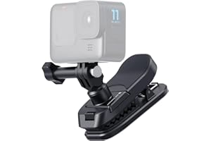 K&F Concept Magnetic Backpack Clip Mount for DJI Osmo Action 5 Pro, DJI Osmo 360, 180° Swivel Quick Release Action Camera Hol