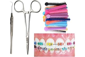 ARTMAN INSTRUMENTS Dental Braces Color Changing Kit, Orthodontic Ties Changing kit, Change The Color of Your Braces Yourself in Minutes Ligas para Brackets Ortodoncia