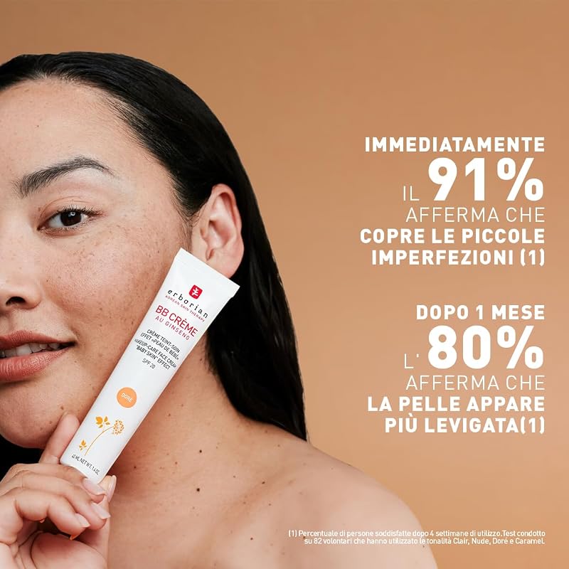 - BB Crème al Ginseng - Crema Teint Perfecteur 5-in-1 - Trattamento Effetto Pelle di bambino 5-in-1 Trattamento Viso con SPF 20 - Cosmetico Coreano - Clair - 15ml