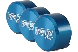 Proven Industries Model 400XL Puck-Lock Set, Made in The USA, Pack of 3, (Blue)