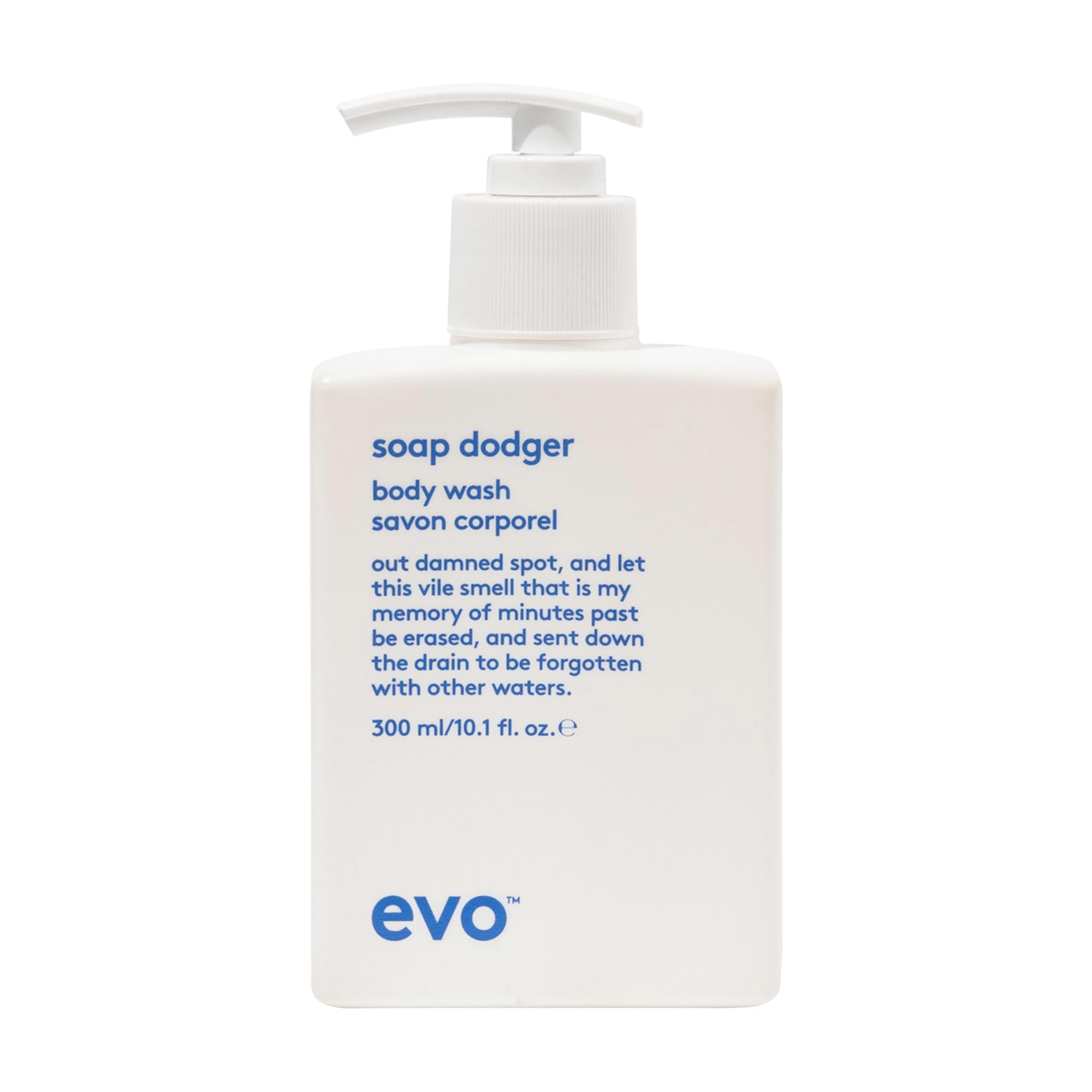 Evo Soap Dodger Moisturising Body Wash for All/Sensitive Skin Types - Vegan & Sulphate-Free Shower Gel for Men & Women - 300 mL
