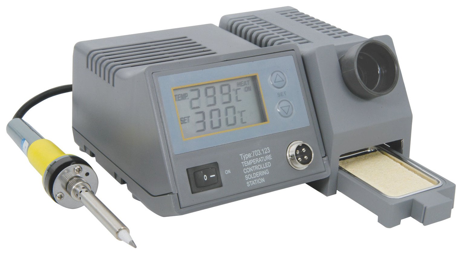 mercury 703.123UK Advanced Digital Soldering Set with Stand and Base Station