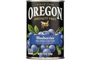 Oregon Fruit Products Blueberries in Light Syrup, 15 oz (4 pack)