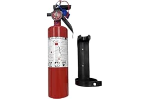 Strike First 2lb ABC Multi-Purpose Fire Extinguisher w/Vehicle Bracket - Lightweight & Portable!