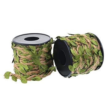 Godagoda Leinen Seil Simulation Künstliches Girlande Blätter Rattan DIY Dekomaterial für Party