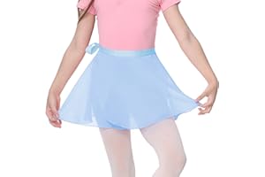 American Trends Girls’ Ballet Skirt Chiffon Wrap Dance Skirt for Toddler/Kids/Women