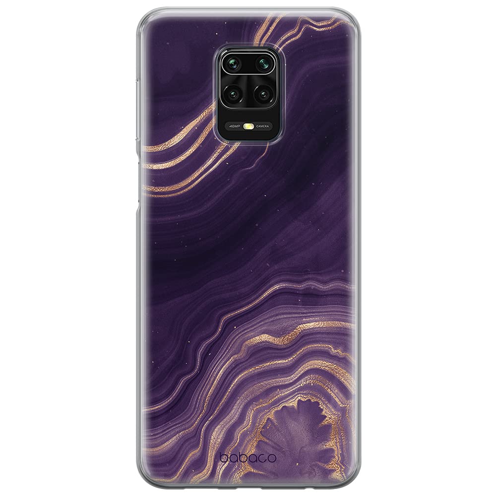 Babaco ERT GROUP mobile phone case for Xiaomi REDMI NOTE 9 PRO/ 9S original and officially Licensed pattern Marble 007 optimally adapted to the shape of the mobile phone, case made of TPU