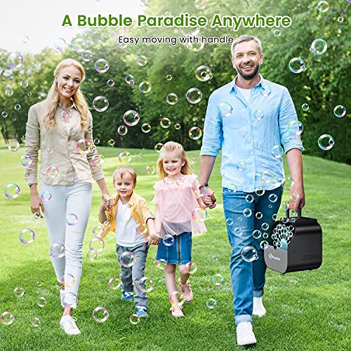 Fansteck Bubble Maker, Professional Wireless Remote Control Bubble