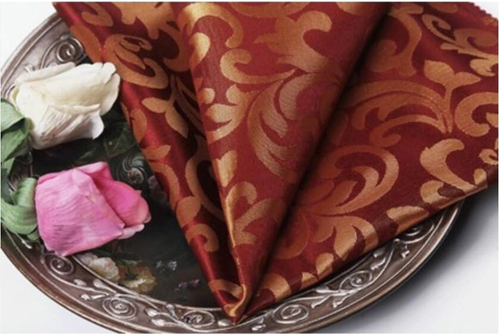Napkin MXJ61 Pink Upscale Mouth Cloth Cloth Folding Flowers Hotel Restaurant Tablecloth 48 * 48cm (Size : 10 Pcs/Set)