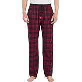 Idtswch Tall Mens Pajamas Pants 32/34/36/38 Long Inseam Plaid Lounge Pants Sleepwear Bottoms