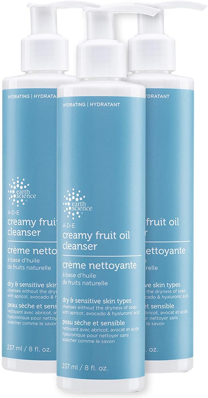 Earth Science ADE Creamy Cleanser, 8 FZ (3 pack)