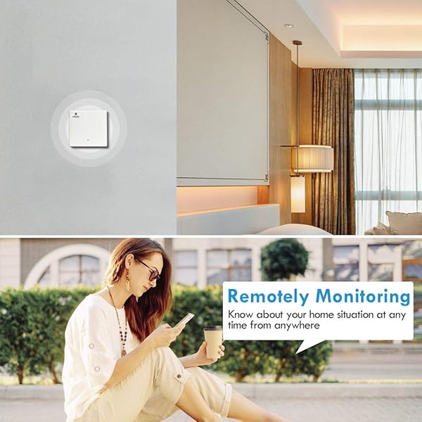 eMylo Zigbee Smart Switch Interruptor de luz de pared inalmbrico Control remoto Botn basculante Funciona con Zigbee Central Hub Control de voz compatible con AlexaGoogle Home 1 Gang Blanco