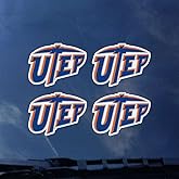 UTEP Miners Transfer Decals - Set of 4