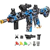 3600 PSI Pressure Washer Gun with Swivel & 4 Nozzles, Connect Foam Cannon Car Wash – High Pressure Spray Gun with 3/8" Quick Connect Plug, Anti-Kink Design for Cars Home & Outdoor Cleaning (Blue)