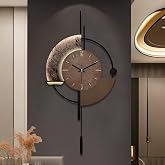 SIN&amp;MI Wall Clock,Decorative Wall Clocks with Pendulum,Silent Quality Quartz Clock Battery Operated,Large Clock for Living Room,Kitchen,Home,Bathroom,Bedroom Wall Decor,16.5 * 31.5inch