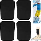 4 Pcs Snowboard Shin Pads, Thinkened Ski Shin Guards, Cuttable Ski Shin Pad, Sports Ski Guards for Ski Boot Liner