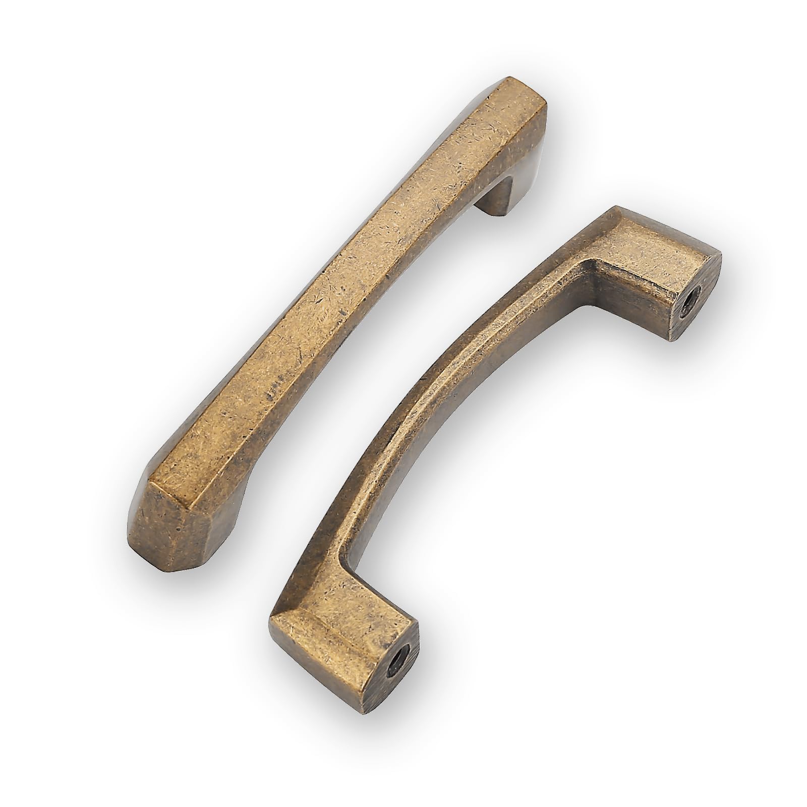 Coinkoly Furniture Handles, Antique Brass, 76mm, Pull Handles, Kitchen & Wardrobe — image 1