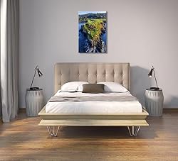 Pebble Beach Golf Course Canvas Wall Art for Living