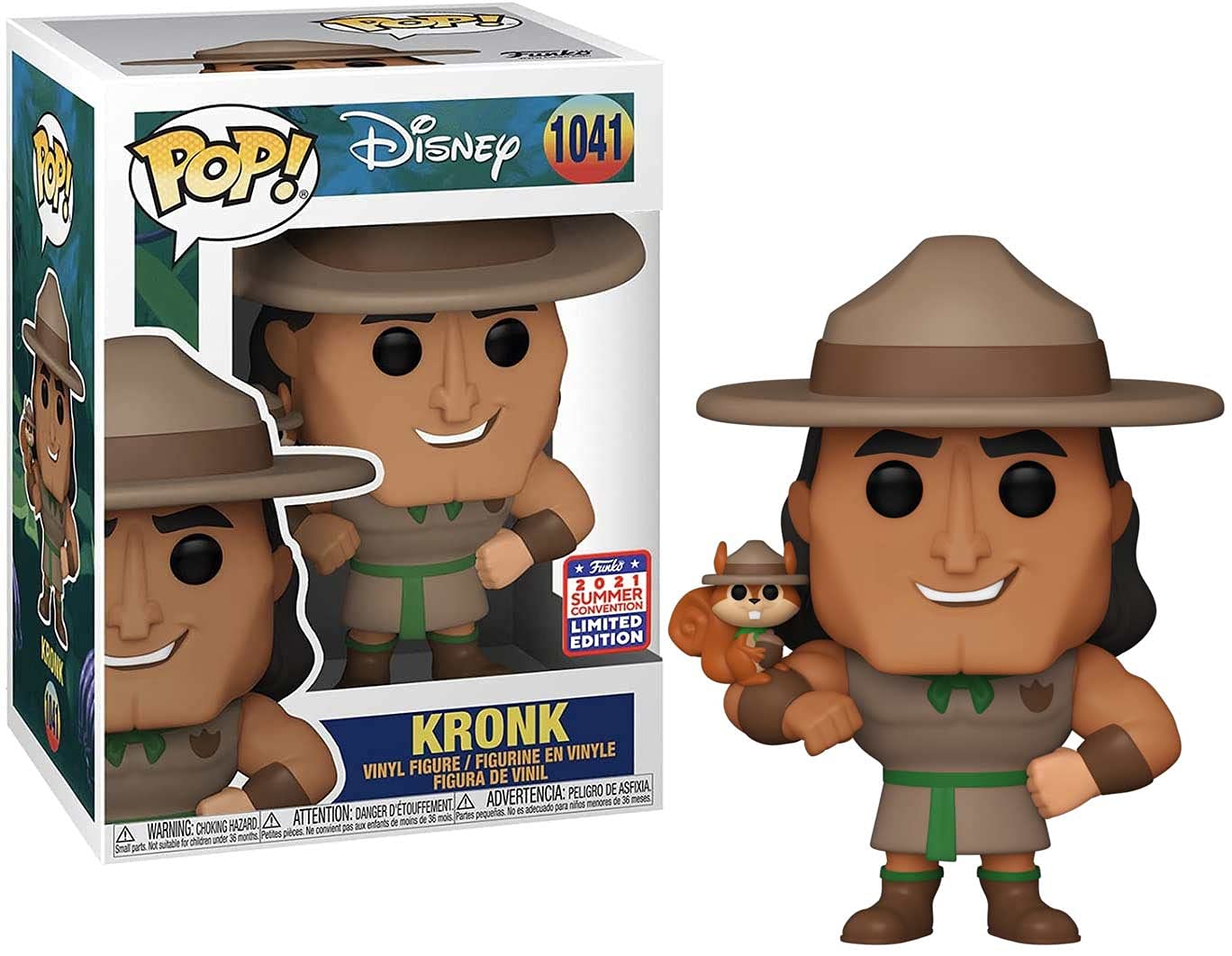 Funko Pop Disney Scout Kronk Emperor's New Groove FunKon 2021 Exclusive