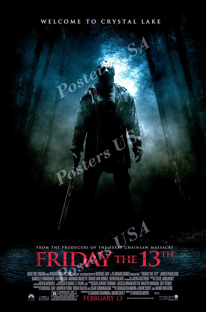 Posters USA Friday the 13th GLOSSY FINISH Movie Poster - FIL893 (24" x 36" (61cm x 91.5cm))