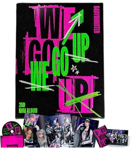 Amazon.com: BABYMONSTER WE GO UP [PATTERN Ver.] 2nd Mini Album