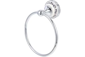 BESPORTBLE Stainless Steel Towel Ring with Chrome Finish Bathroom Hand Towel Holder Wall Mount for Kitchen