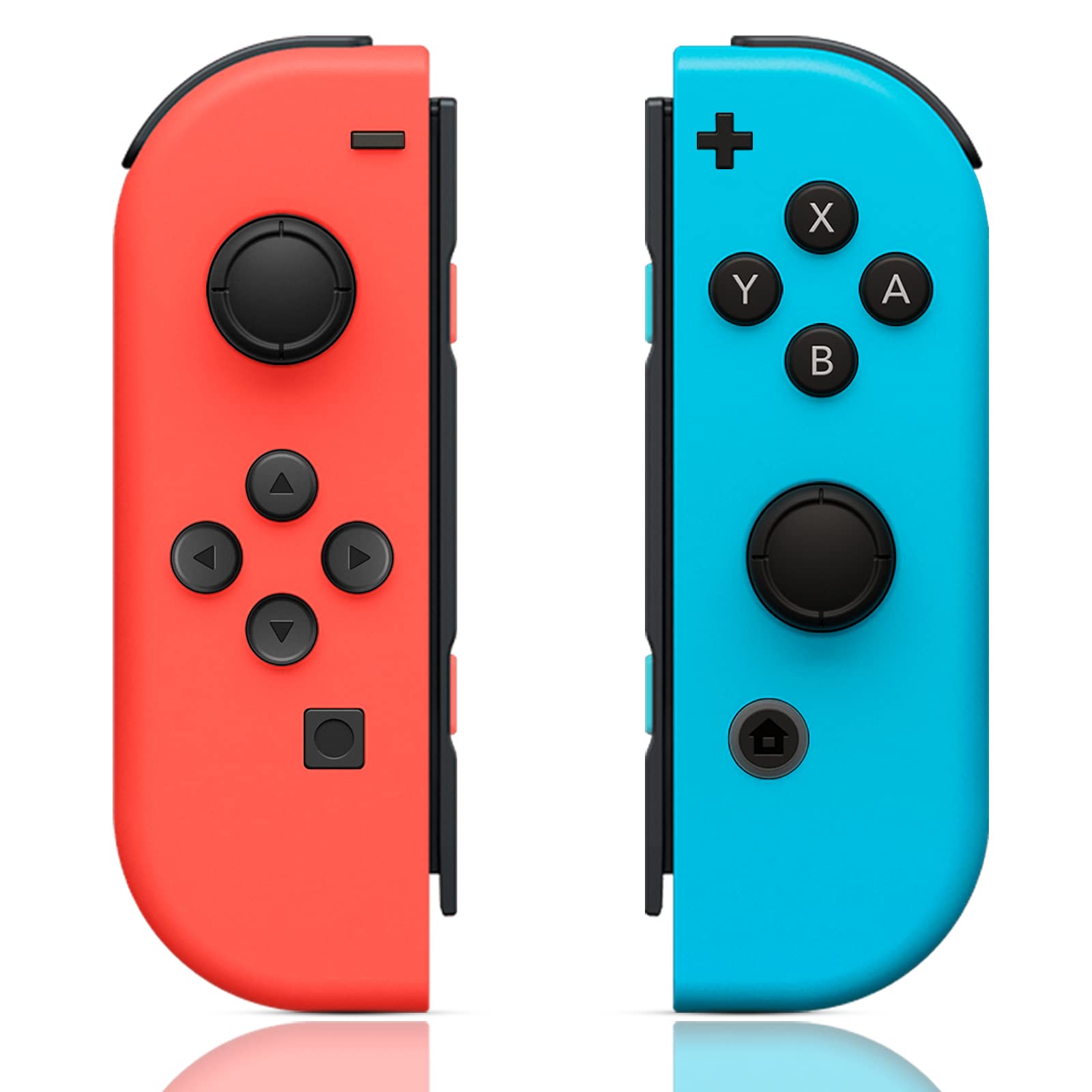 Photo 1 of (used)(incomplete) Nintendo Switch™ with Neon Blue and Neon Red Joy Con™