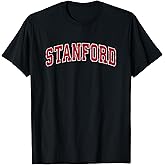 Stanford California CA Vintage Sports Design Red Design T-Shirt