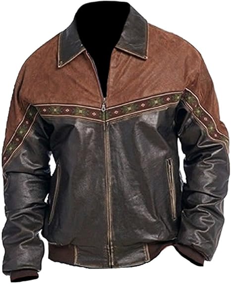 Amazon Coolhides メンズ ヴィンテージファッションジャケット 3x L サイズ 前 胸 48 50 レアルレザーブラウン コート ジャケット 通販