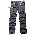AKARMY Womens Cargo Pants with Pockets Outdoor Casual Ripstop Camo Military Combat Construction Work Pants