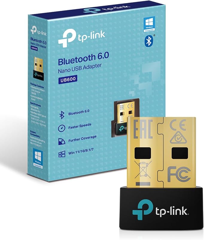 UB600 Chiavetta Bluetooth per PC Adattatore USB 6.0 Nano Wireless