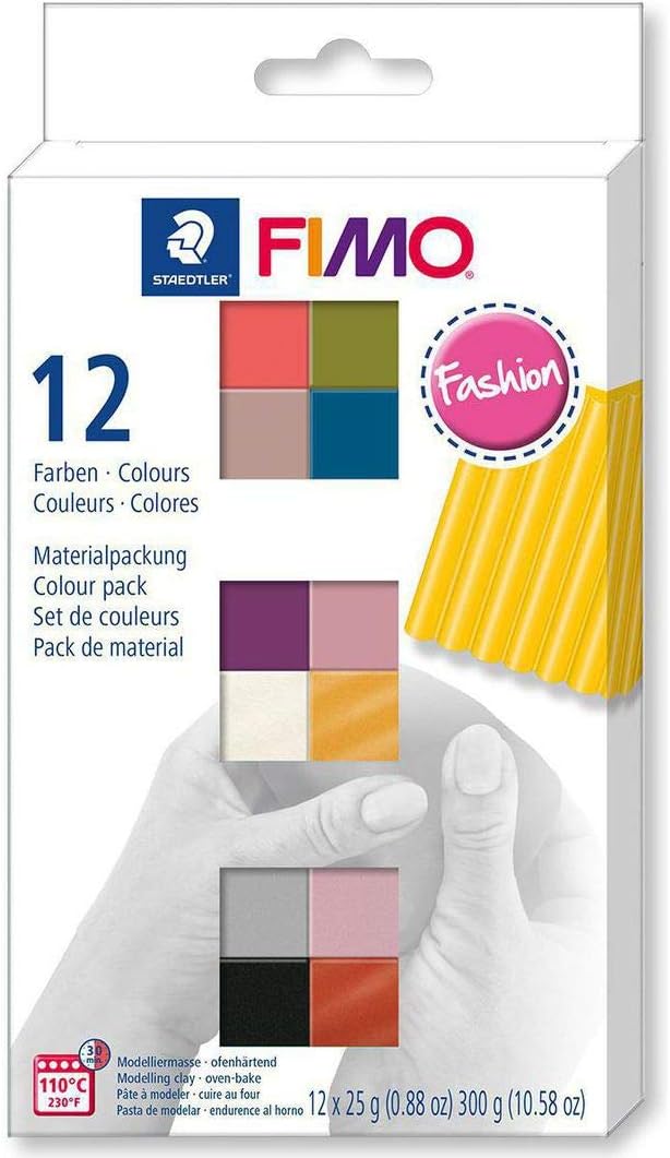 FIMO Soft Set 12 Colors 25g Fashion, DIY Handmade, Crafts Supplies, Crafts Decorating, Clay DIY, Art DIY, Art Decorating, 8023 C12-5