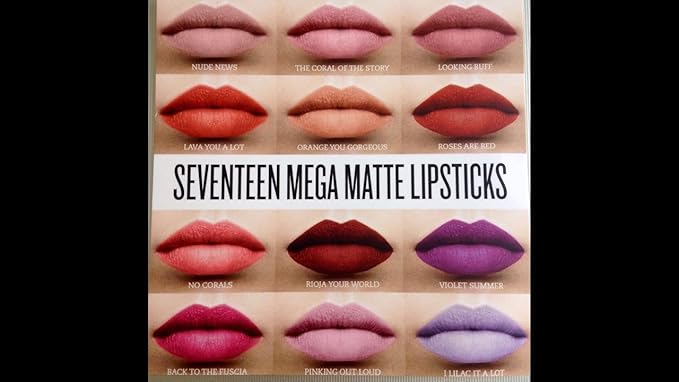 seventeen matte lipstick