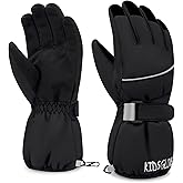 Sarfel Kids Snow Gloves Toddler Waterproof Gloves for Boys Girls Winter Mittens Kids Glove Winter Waterproof Boys Mittens