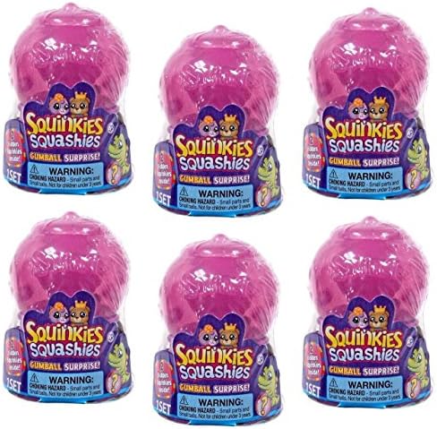 Squinkies Squashies Gumball Surprise 6-Pack (2 Squinkies per pack)