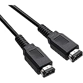 CSTESVN GBC Game Link Cable, 2 Player Connect Cord Compatible with Nintendo Gameboy Color/Pocket/Light, 3.9Ft Black