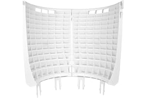 DETAIL GUARDZ Dirt Lock Scrub Wall 180/360 – Washboard Attachment Dirt Lock - Bucket Filter – Vertical Cleaning Tool for Brushes, Mitts (White)