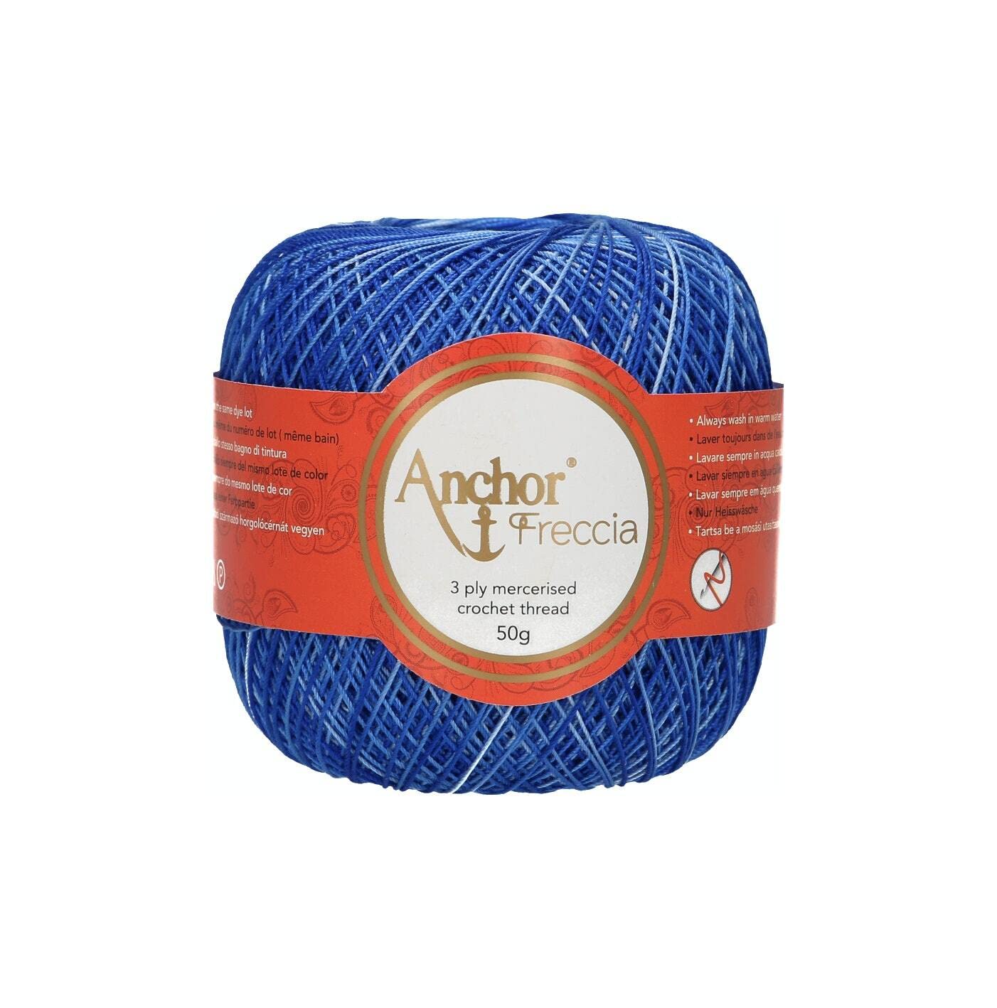 Anchor 4787016-01210 Crochet Yarn, 100% Cotton, 1210, Thickness 16, 8 kg