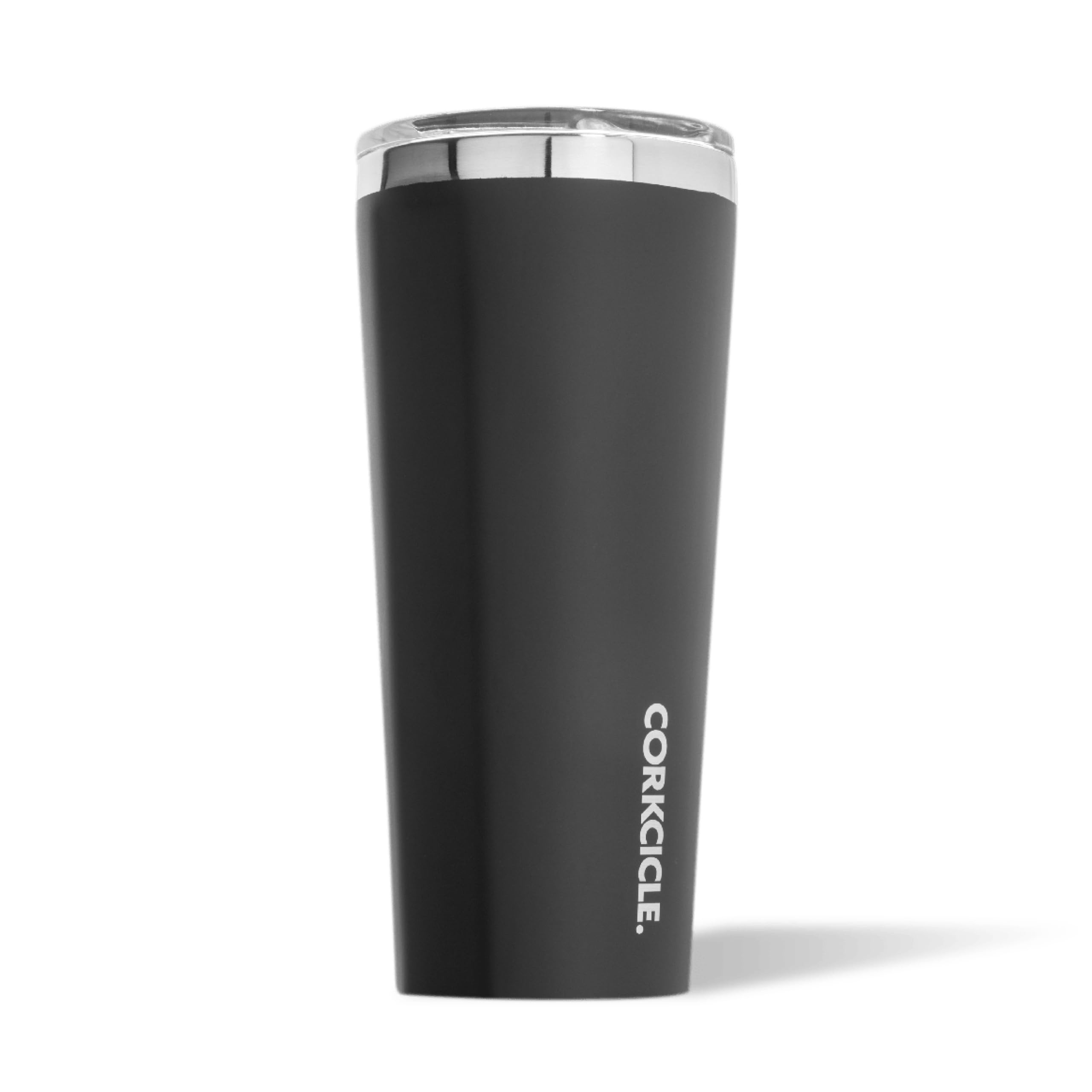 Corkcicle Classic Tumbler - Keeps Drinks Cold for 9 Hours & Hot for 3 - Triple-Insulated Stainless Steel - Holiday Tumbler Gift - 24 oz - Matte Black Image