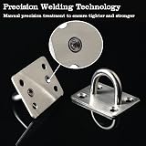 Mooche 4Pcs M6 Pad Eye Plate Suspension Ceiling Hook Stainless Steel view 4