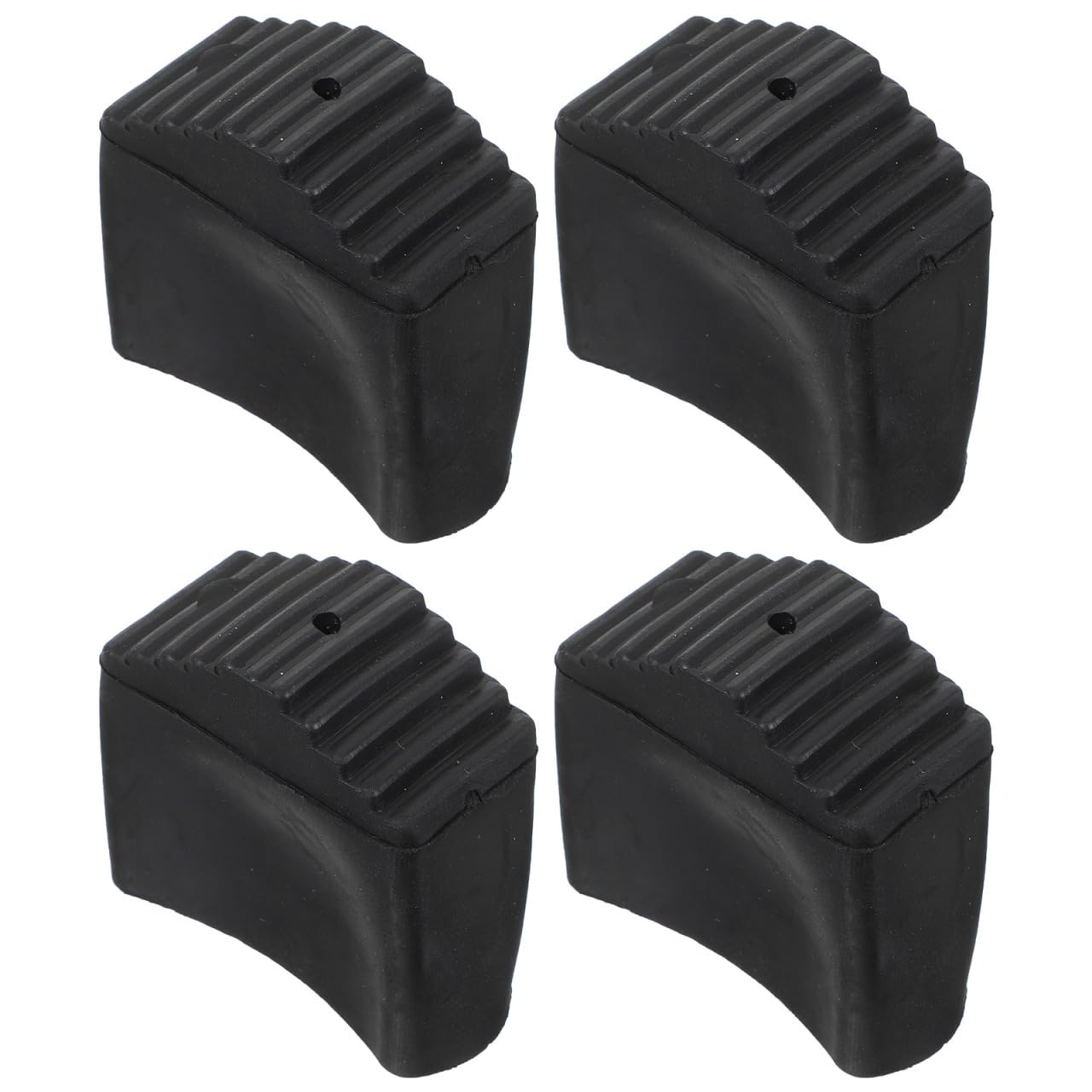 Tomaibaby Ladder Foot Covers 4Pcs Rubber Replacement Feet for Step Ladders Non Slip Durable Ladder Foot Grips Anti Wear Safety Covers for Household and Industrial Use