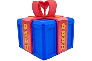 LDMFCPA Annoying Gift Box with Screws, Annoying Present Prank Screw Box, Money Card Container Novelty Box, Take Apart Surprise Funny (red)