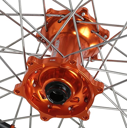 Protrax Complete Rear Wheel 19-by-2.15 inch Orange