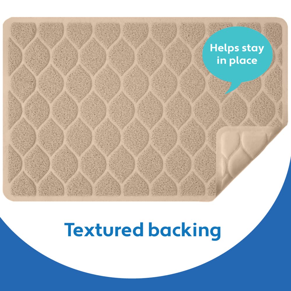 Mighty Monkey Waterproof BPA Free Cat Litter Box Trapping Mat, Easy