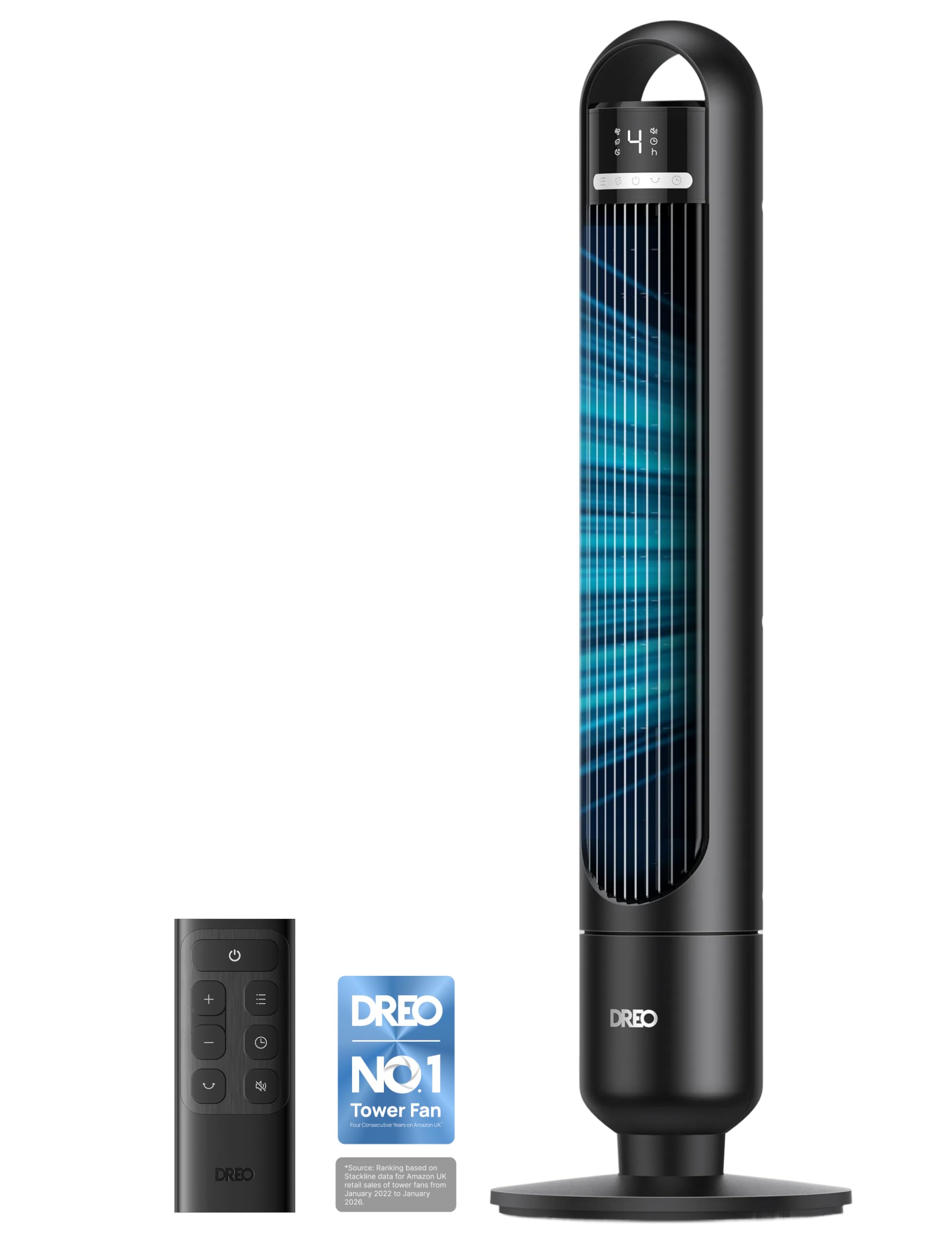 DREO Quiet Tower Fan for Bedro...