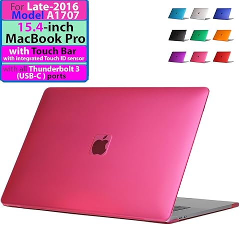 Amazon Com Ipearl Mcover Hard Shell Case For 15 Inch Model 16 A1707 18 A1990 Macbook Pro With 15 4 Retina Display With Touch Bar Integrated Touch Id Sensor Thunderbolt 3 Usb C