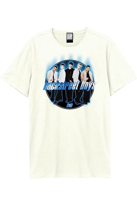 Amplified Unisex Adult BSB Backstreet Boys T-Shirt (M) (Vintage 