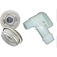 Bung Cap 2" with 3/4" Knock Out Fine Thread and Coarse Thread (Combo Pack) with Faucet for Poly Drum